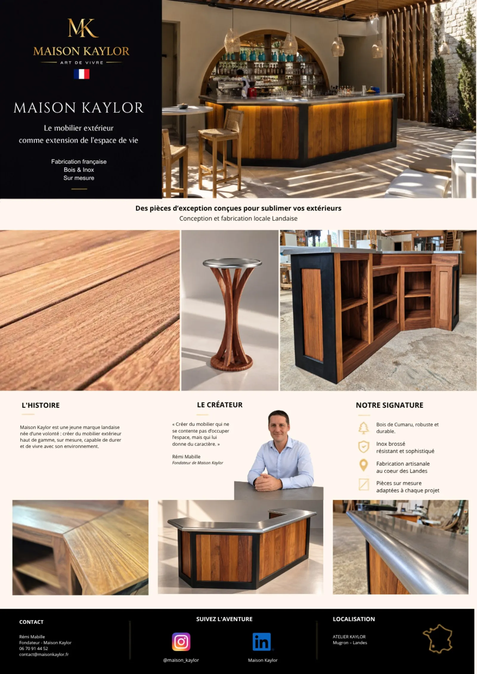 Flyer de présentation Maison Kaylor